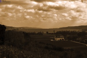 Blick auf den Bodensee von Espasingen, Sonnenschein ist nicht alles 