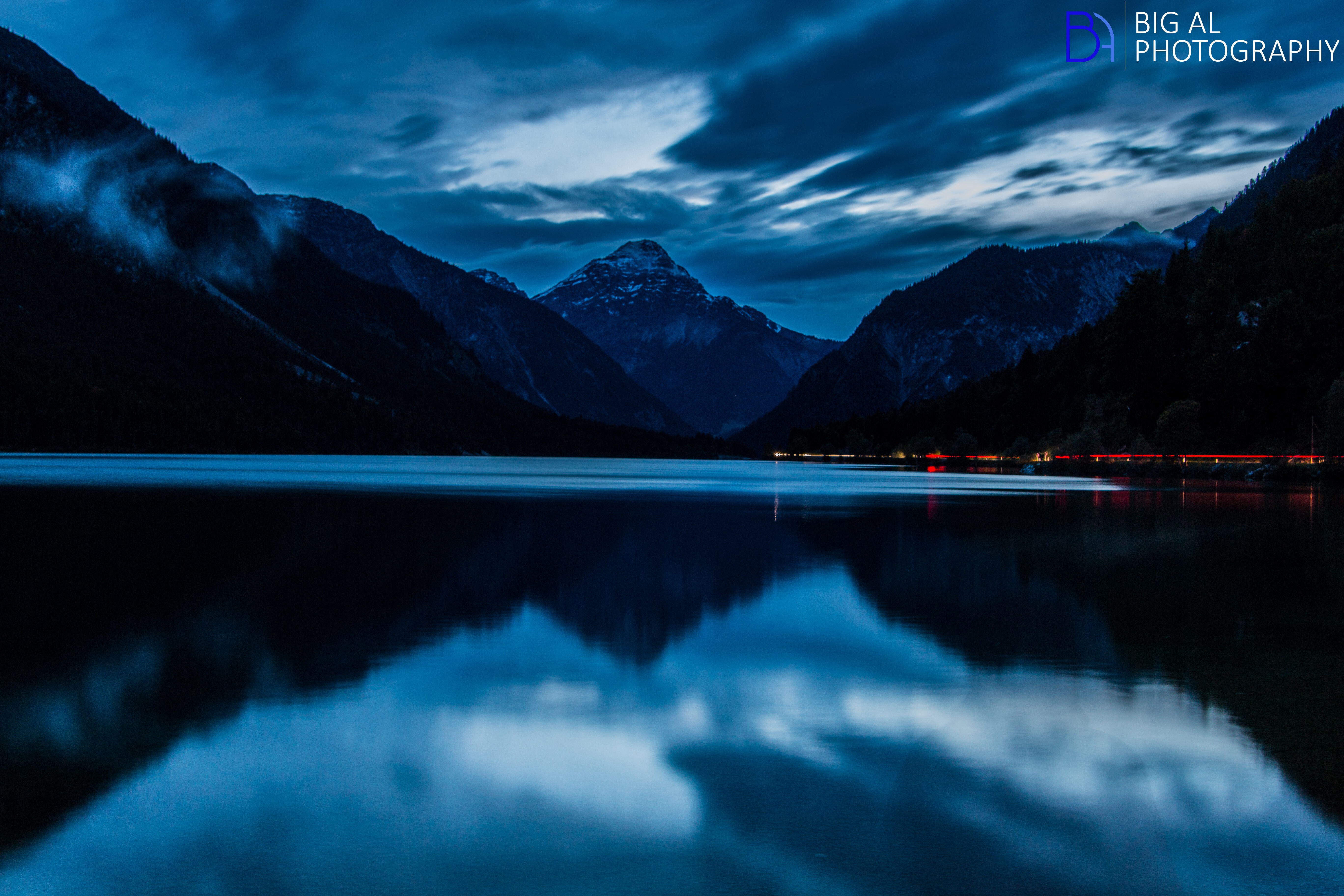 Plansee bei Nacht